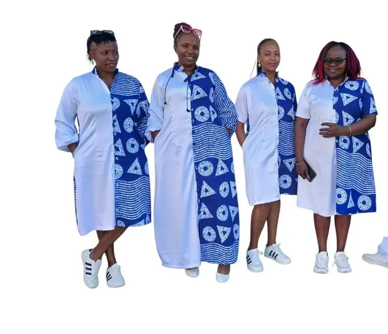 Shift plain/ankara dress image by TLT Pambo